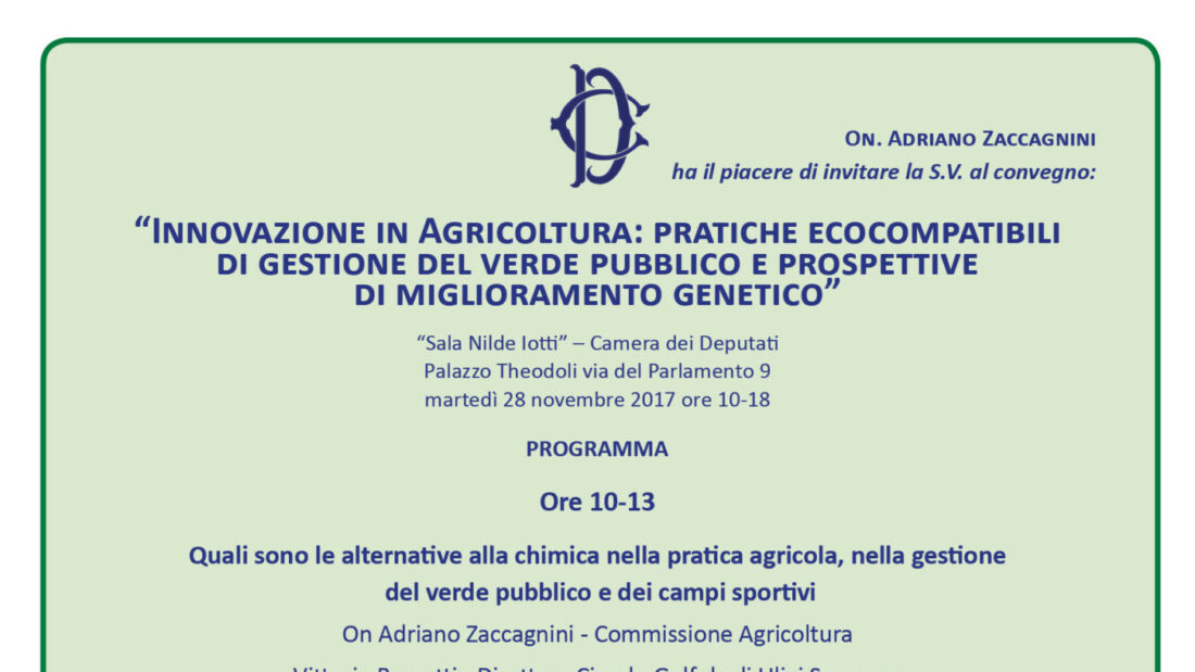 28 Novembre: Convegno pubblico sulle New Breeding Techniques