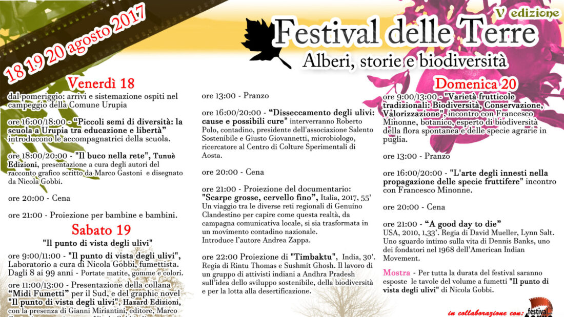 Festival delle Terre V Edizione @ la Comune Urupia – 18-20 agosto 2017